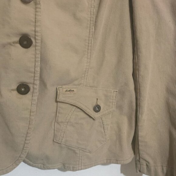 Levi Strauss Signature Womens Tan Corduroy Button Blazer Jacket Size XL - Picture 3 of 9